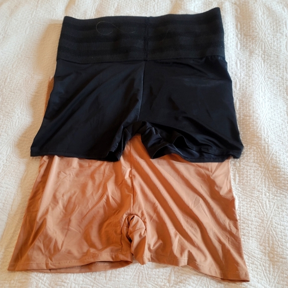 Prima Valentina Shorts High waist Spanks Shapewear  stretches  2 Pack NWOT - Picture 2 of 8